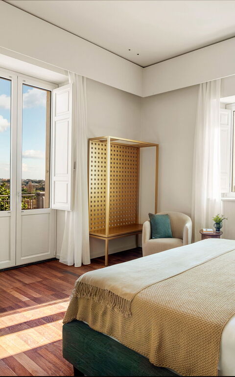 Fiumè: chambre à coucher