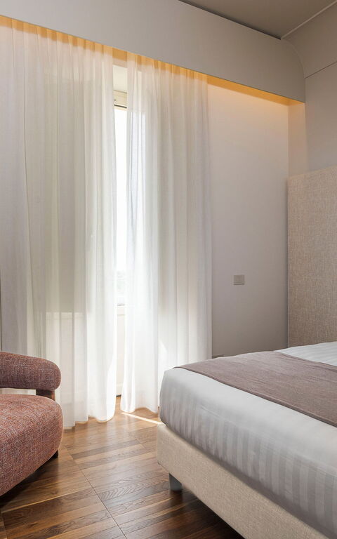 Fiumè: chambre à coucher