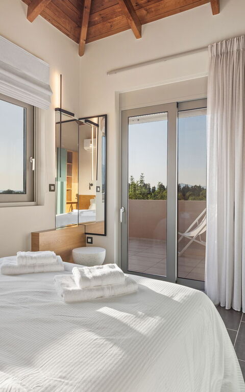 Villa Melia: chambre à coucher