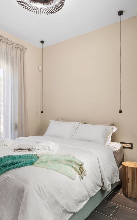 Villa Melia: chambre à coucher