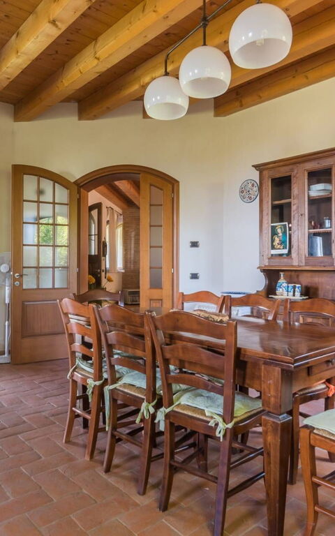 Villa Belvedere San Bartolo: Salle à manger