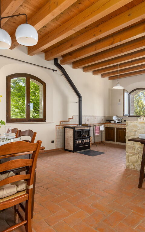 Villa Belvedere San Bartolo: Cuisine, Salle à manger