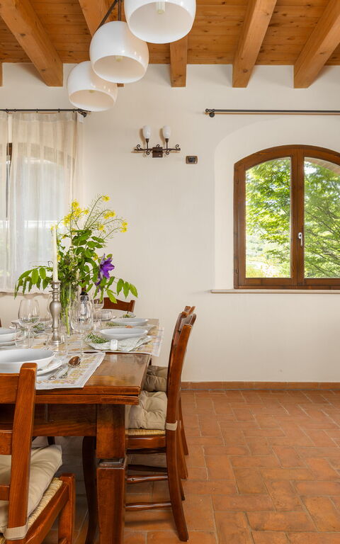 Villa Belvedere San Bartolo: Salle à manger