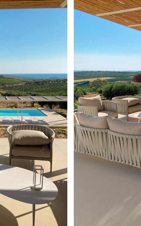 Terra di Bertolino: Balcon / Terrasse / Patio, bassin, Extérieur, Extérieurs, Vues