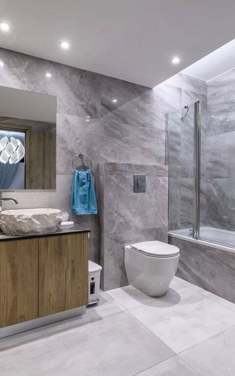Serenity Seafront Villa: Salle de bain