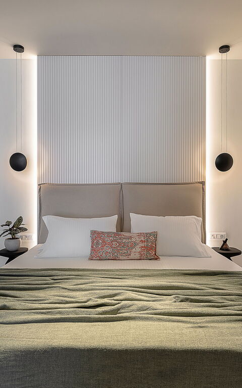 Ares Luxurious Residence: chambre à coucher
