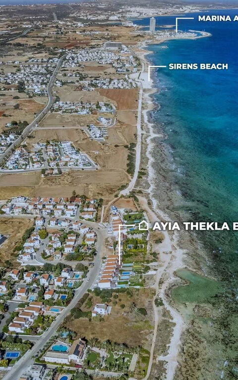 Aya Thekla Beach House: Vues