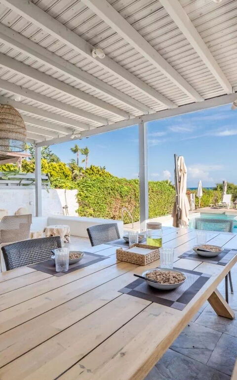 Aya Thekla Beach House: Balcon / Terrasse / Patio, bassin, Extérieur, Extérieurs