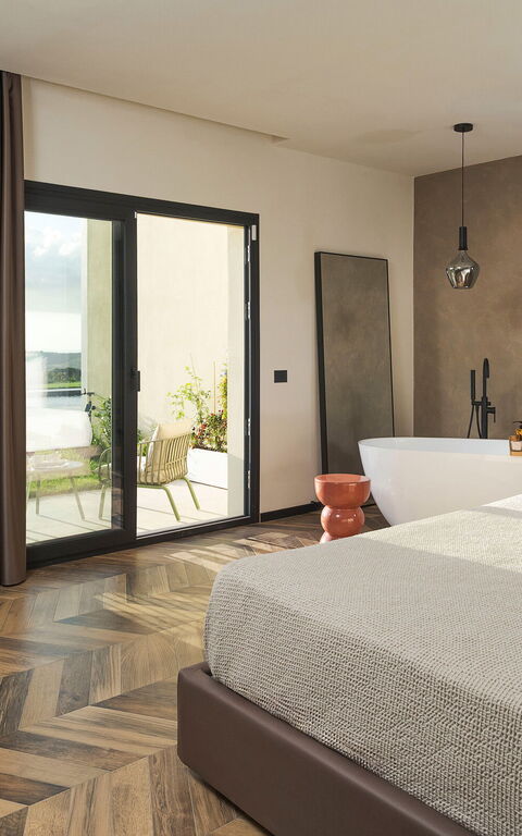 Villa Chabada: chambre à coucher