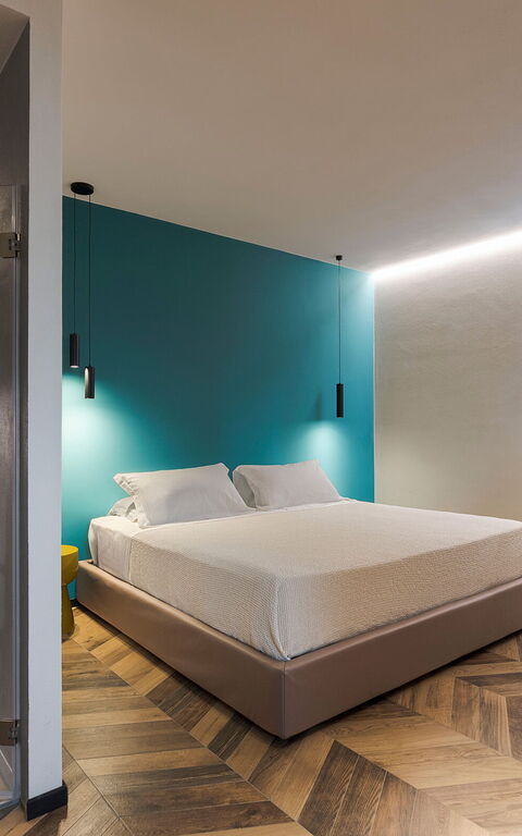 Villa Chabada: chambre à coucher, Salle de bain