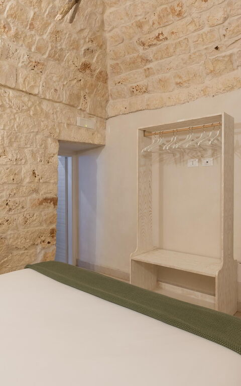Villa Calanthia: chambre à coucher