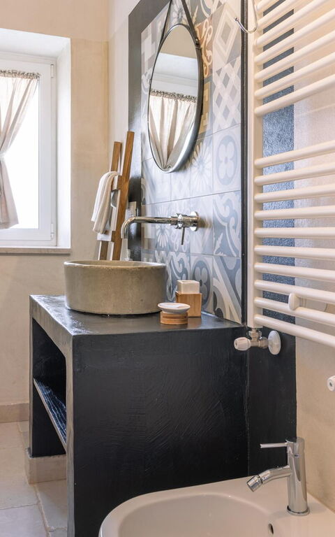Villa Calanthia: Salle de bain