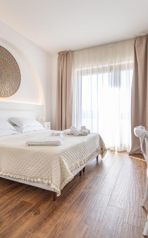 Villa Icaria: chambre à coucher