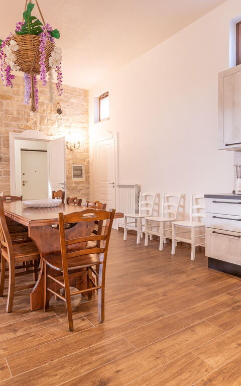Villa Icaria: Cuisine, Salle à manger