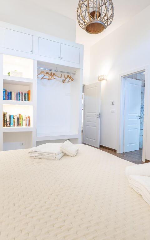 Villa Icaria: chambre à coucher