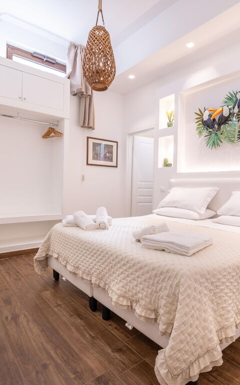Villa Icaria: chambre à coucher