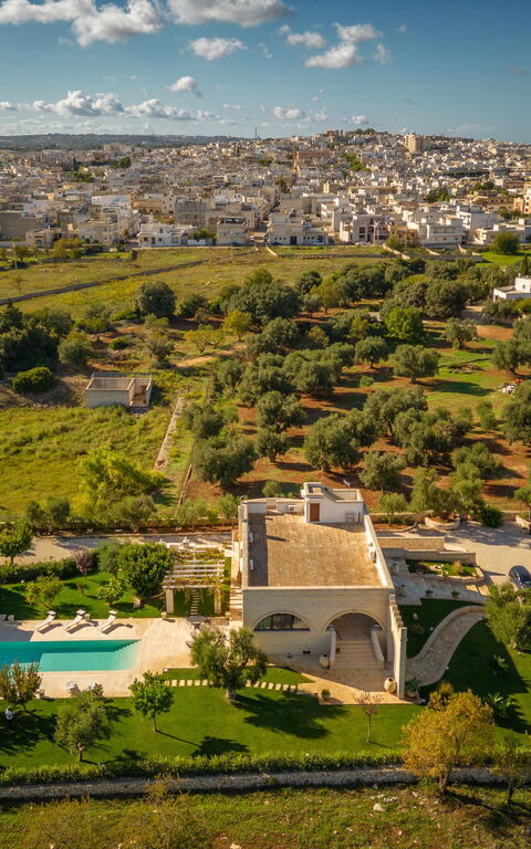 Villa Icaria: bassin, Jardin, Vues