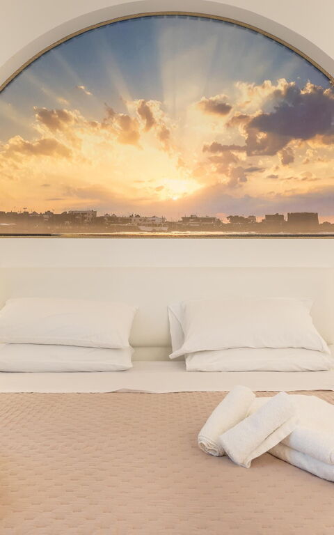 Villa Icaria: chambre à coucher