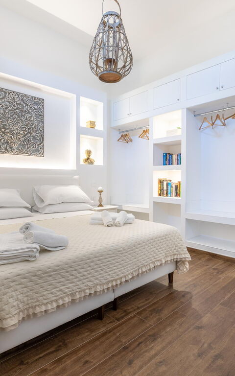 Villa Icaria: chambre à coucher