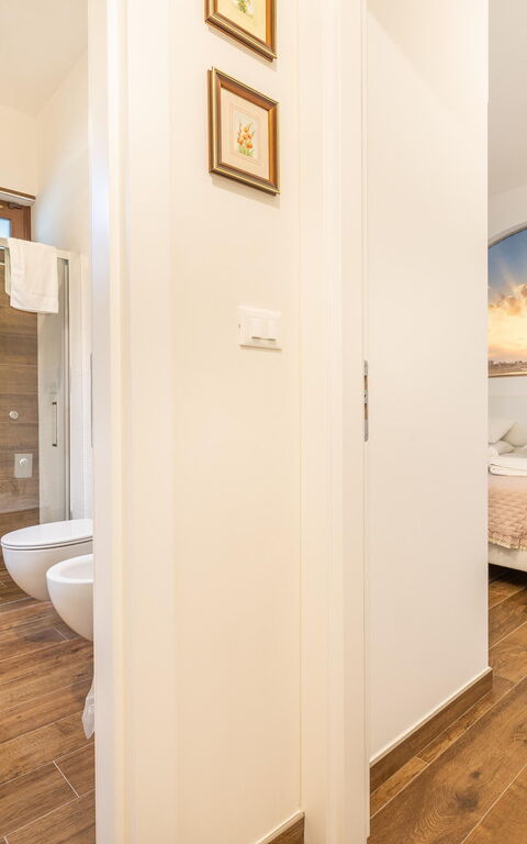 Villa Icaria: chambre à coucher