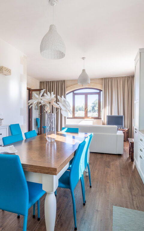 Villa Icaria: Cuisine, Salle à manger