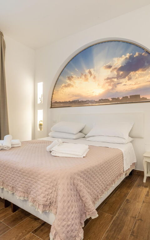 Villa Icaria: chambre à coucher