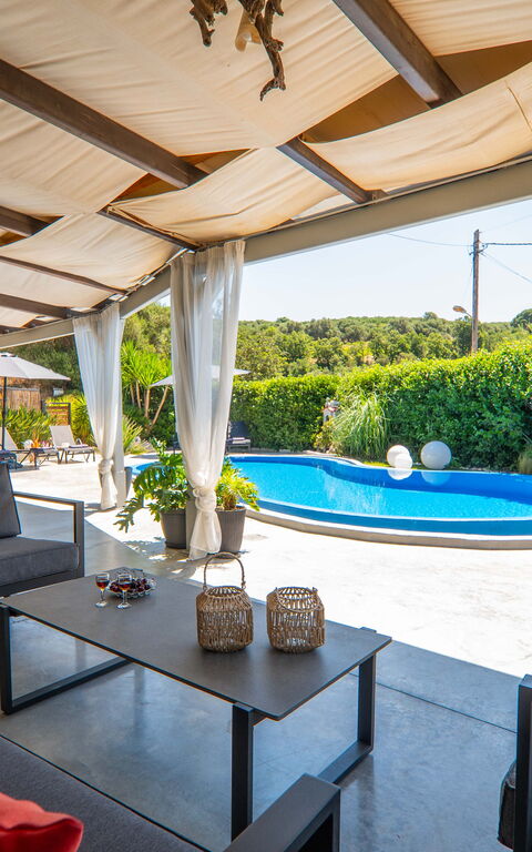 Casa del Miele: Balcon / Terrasse / Patio, bassin