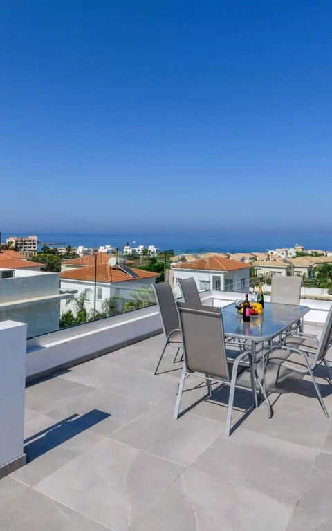 Mylos Lifestyle Seaview Villa #15: Balcon / Terrasse / Patio