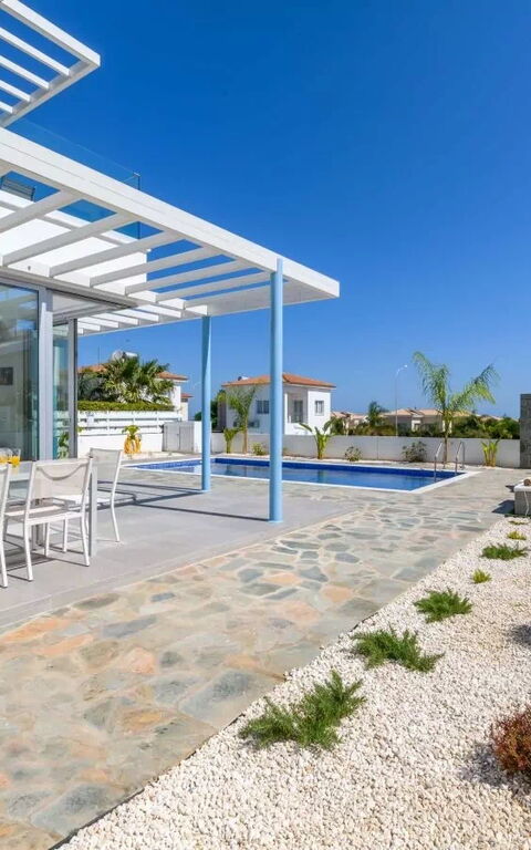 Mylos Lifestyle Seaview Villa #15: Balcon / Terrasse / Patio
