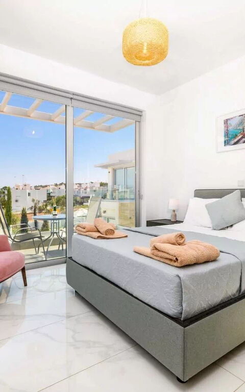 Mylos Lifestyle Seaview Villa #15: chambre à coucher