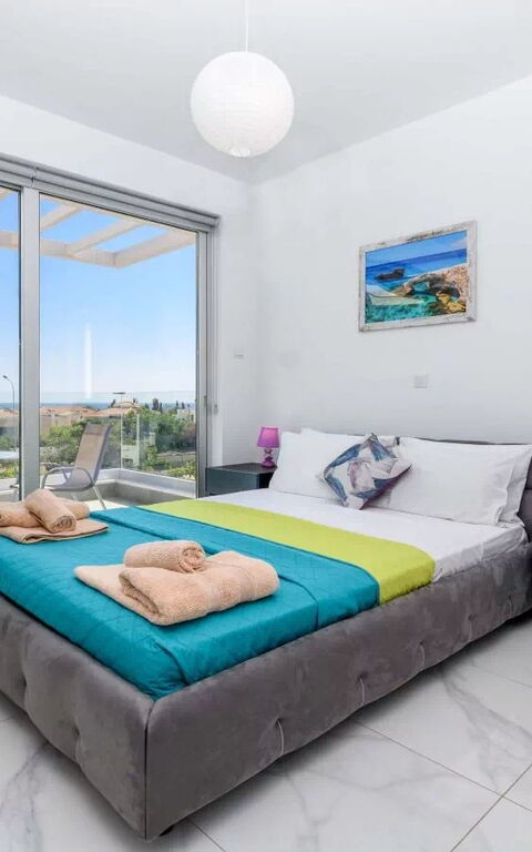 Mylos Lifestyle Seaview Villa #15: chambre à coucher