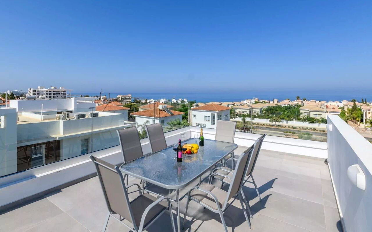 Mylos Lifestyle Seaview Villa #15: Balcon / Terrasse / Patio