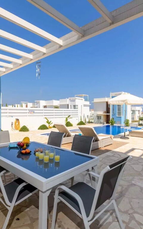 Mylos Lifestyle Seaview Villa #21: Balcon / Terrasse / Patio, bassin, Extérieur, Extérieurs