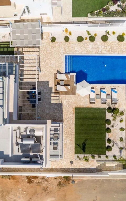 Mylos Lifestyle Seaview Villa #21: bassin, Vues