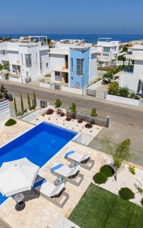 Mylos Lifestyle Seaview Villa #21: bassin, Vues