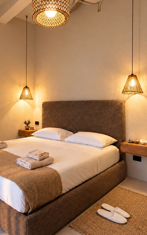 Roc Villa: chambre à coucher