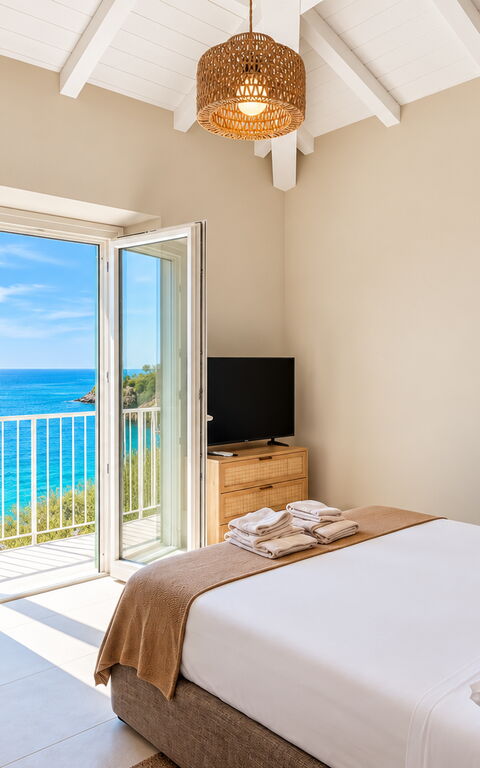 Roc Villa: chambre à coucher, Vues