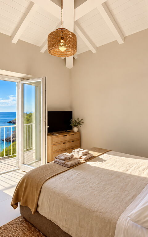 Roc Villa: chambre à coucher, Vues