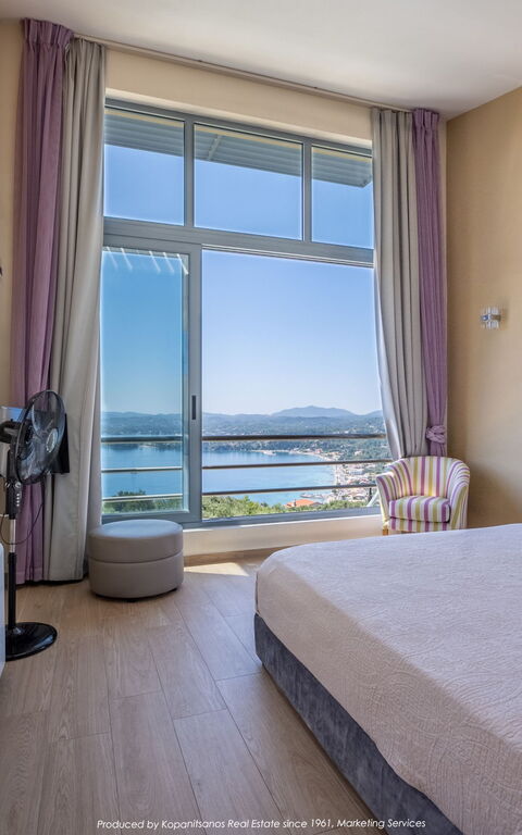 Villa Kastraki: chambre à coucher