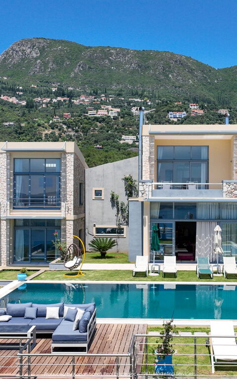 Villa Kastraki: bassin, Extérieur, Extérieurs, Jardin