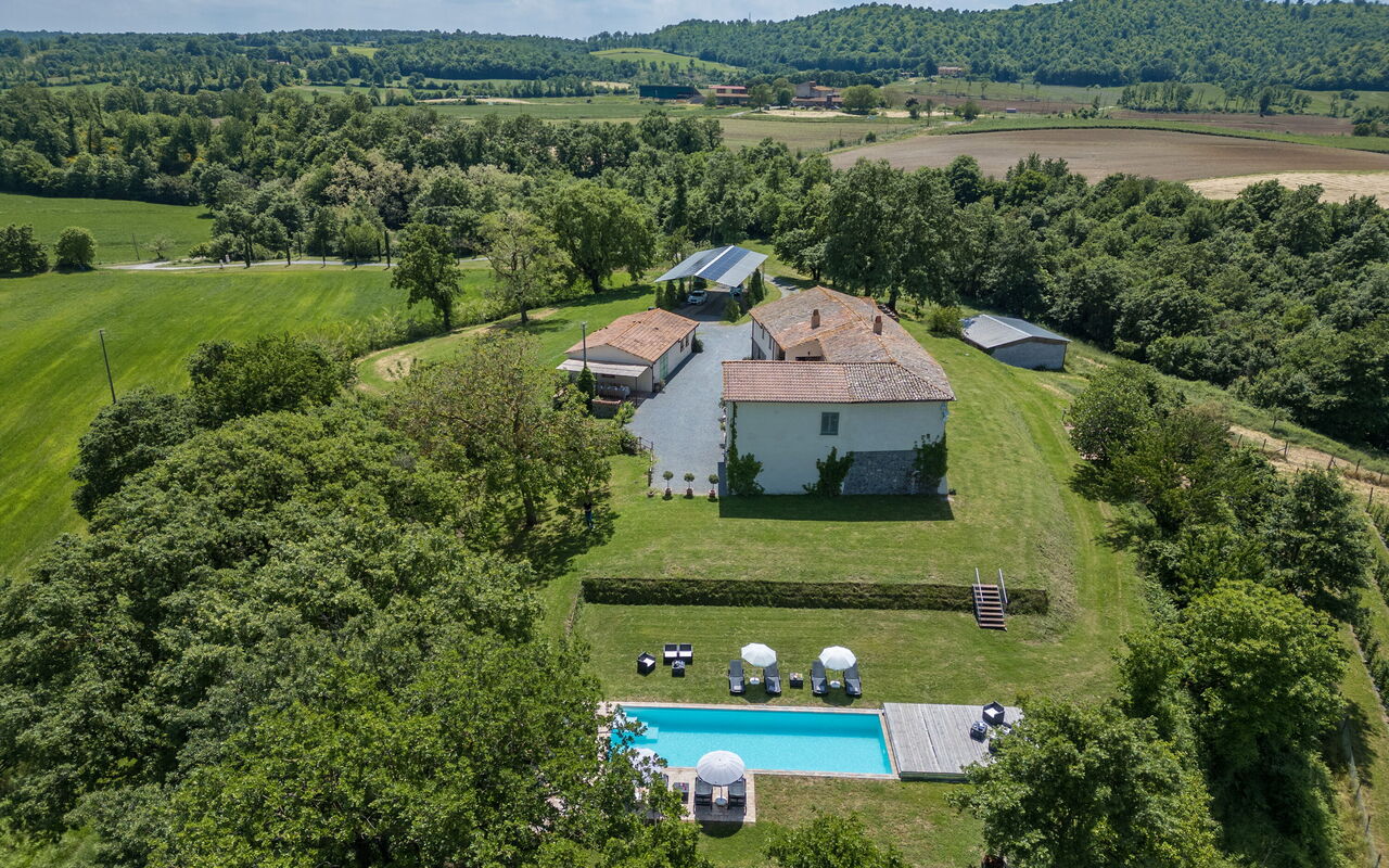 Villa a Casa di Giovanni: bassin, Vues