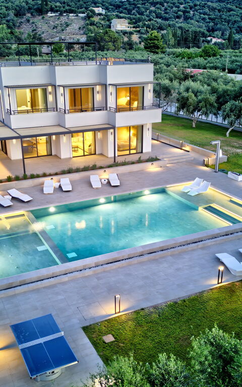 Villa Watanave: bassin, Été, Extérieur, Extérieurs, Printemps