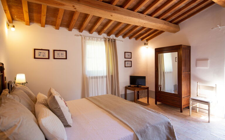 Borgo di Campagna Il Tesoro: chambre à coucher